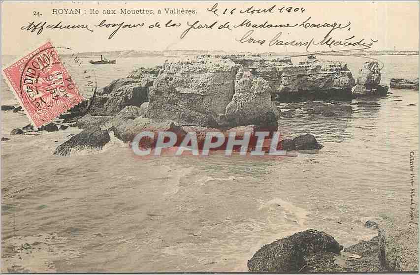 CPA Royan Ile aux Mouettes a Vallieres 