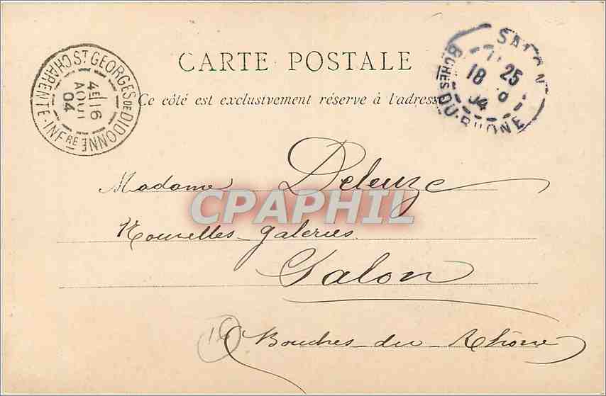 CPA Royan Ile aux Mouettes a Vallieres  — Rückseite