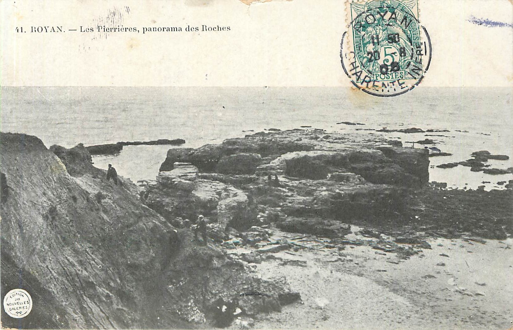 CPA Royan Les Pierrieres panorama des Roches 