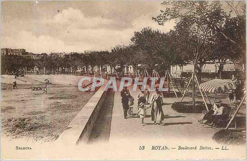 CPA Royan Boulevard Botton 