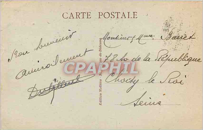 CPA Royan Le Port Bateaux — Back