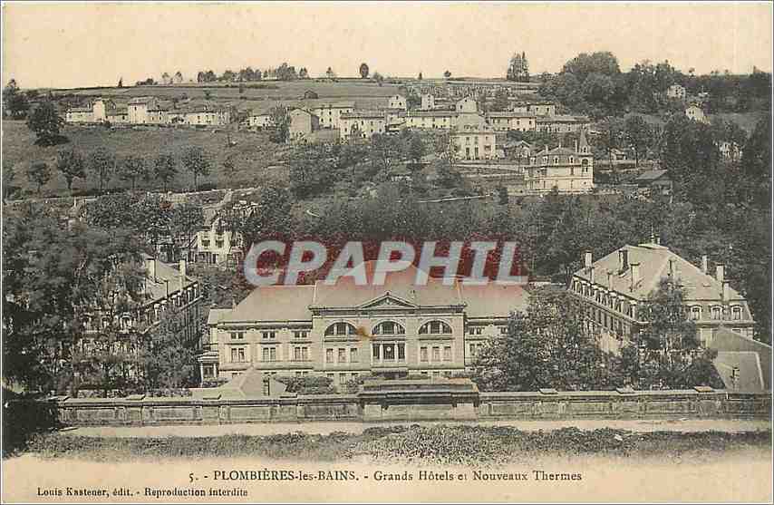 CPA Plombieres les Bains Grands Hotel et Nouveaux Thermes 