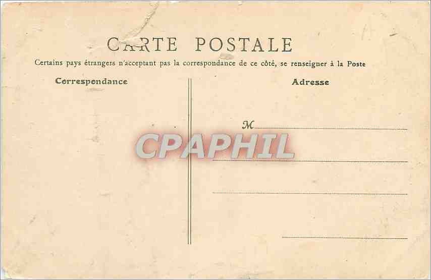 CPA Cotrexeville Vosges Cour d'honneur de l'Establissement hydromineral  — Rückseite