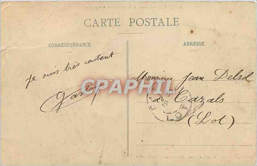 CPA Epinal Caserne de la Madeleine vue generale Train Militaria — Rückseite