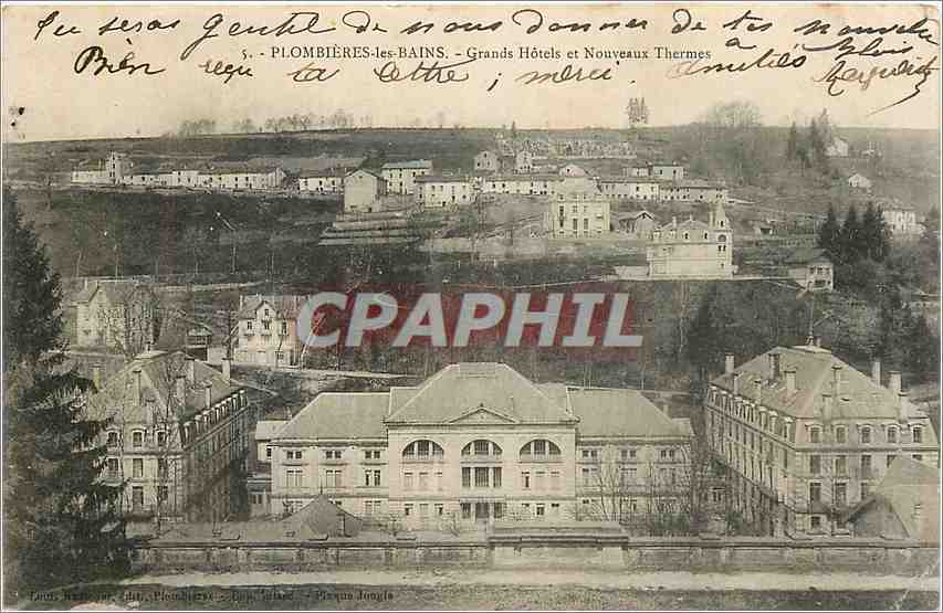 CPA Plombieres les Bains Grands Hotels et Nouveaux Thermes 