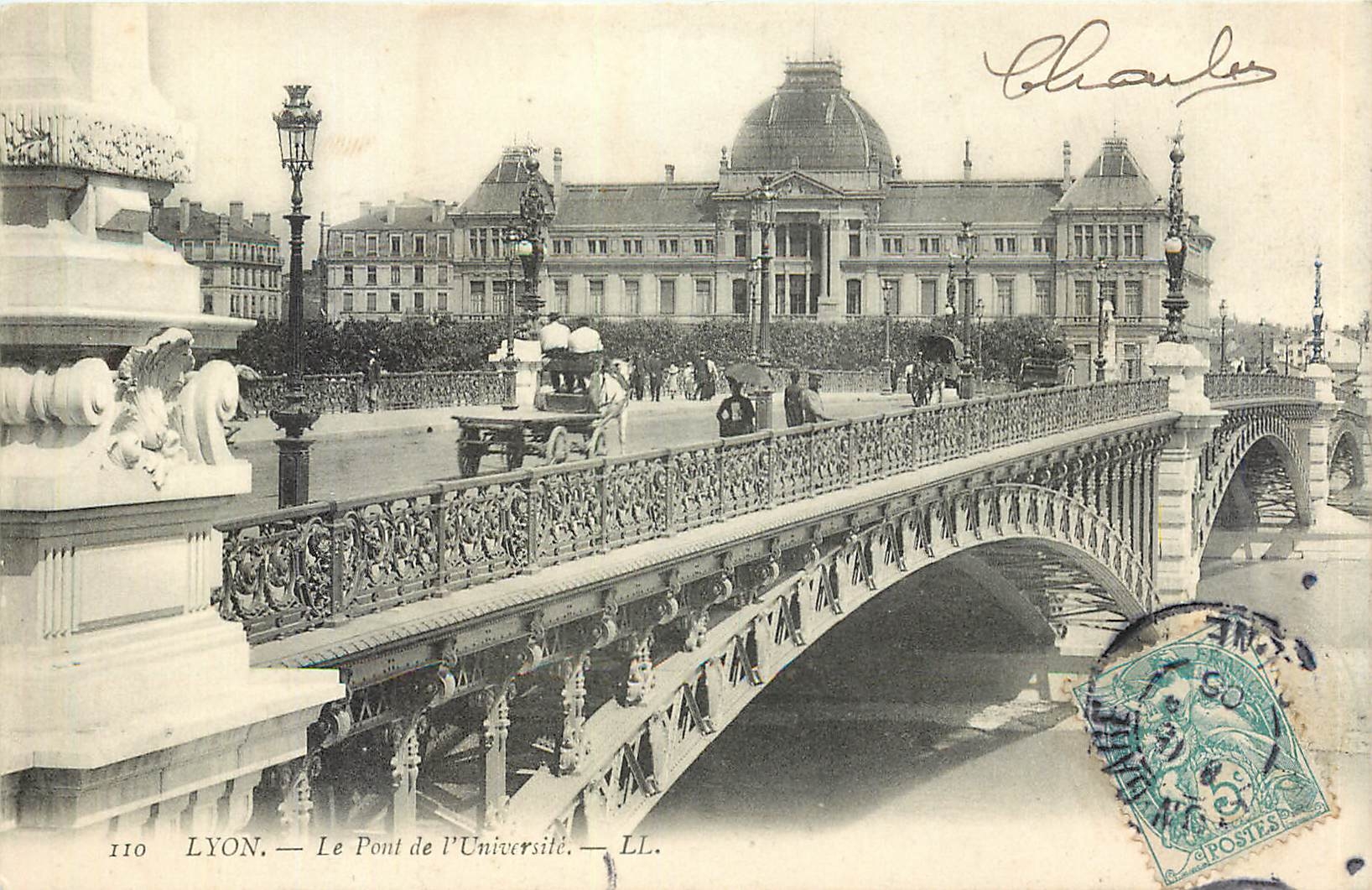 CPA Lyon Le Pont de l'Universite 