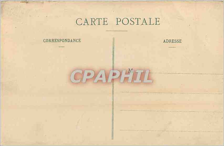 CPA Fontenay le Comte Jardin Public de l'Hotel de Ville  — Back