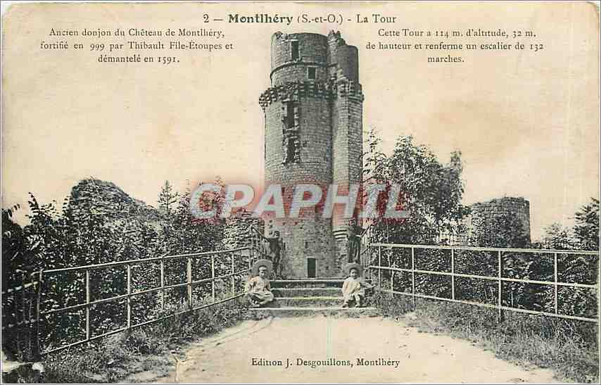 CPA Montlhery S et O La Tour 
