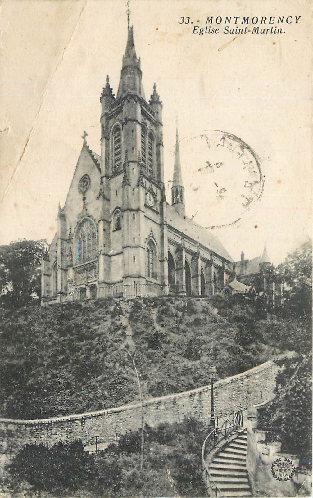 CPA Montmorency Eglise Saint Martin