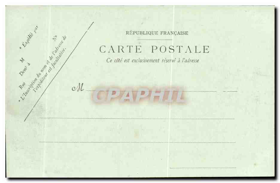 Paris - 4 - Portail de Notre Dame - CPA  — Verso
