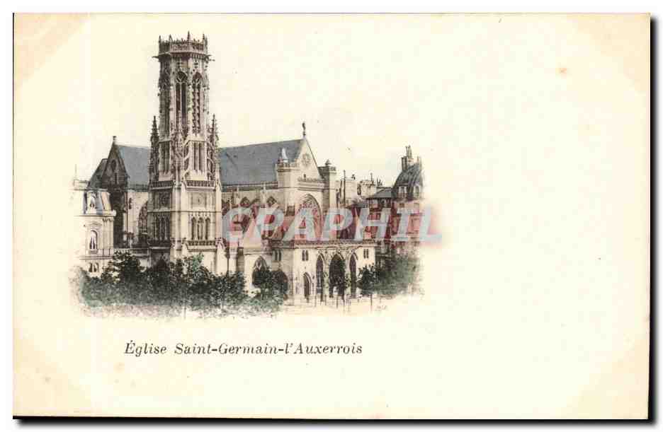 Paris - 1 - Eglise Saint Germain l'Auxerrois - CPA 