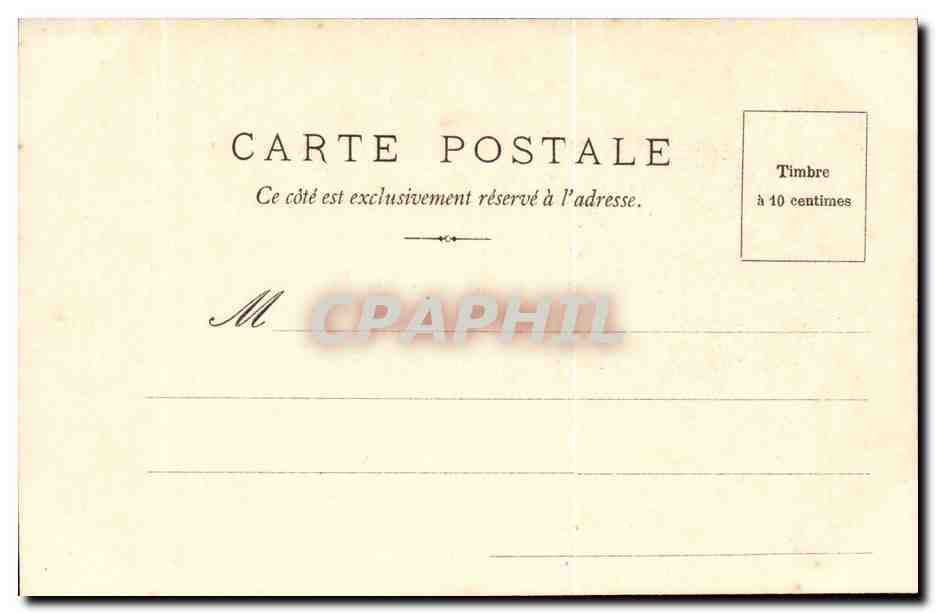 Paris - 8 - Palais de L'Elysee - CPA  — Verso
