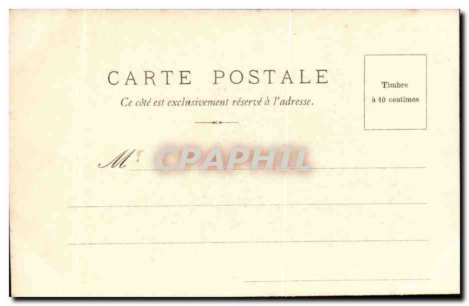 Paris -16 - Palais de Trocadero - CPA  — Rückseite