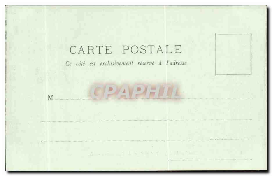 Paris -7 - la Chambre des Deputes et la Place de Bourgogne - CPA  — Rückseite