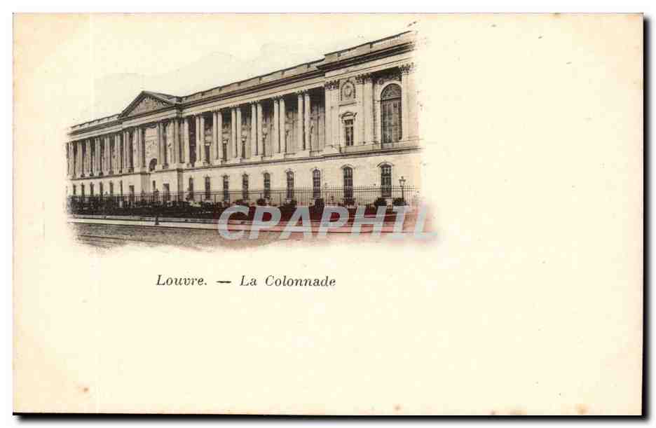 Paris -1 - Louvre - La Colonnade - CPA 