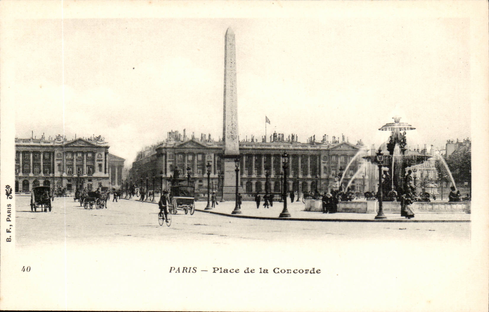Paris -8 - Place de la Concorde - CPA 