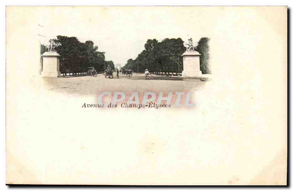 Paris -8 - Avenue des Champs - Elysees - CPA 