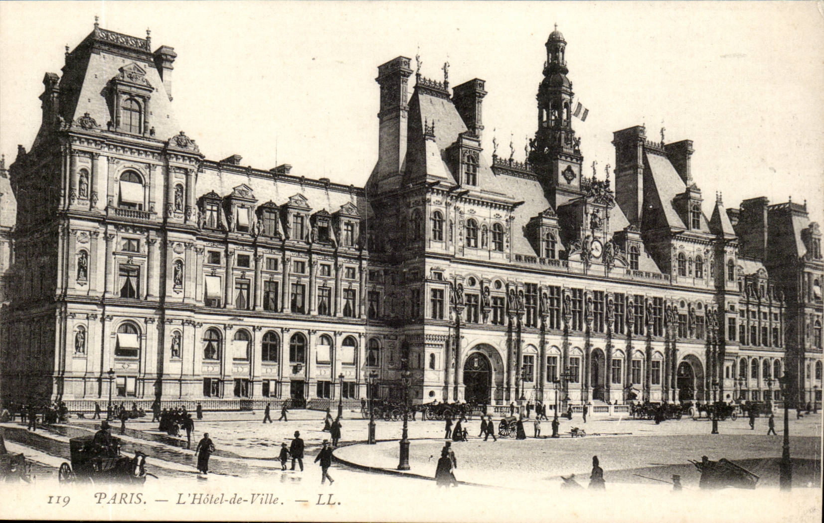 Paris - 4 - L'Hotel de Ville - CPA 