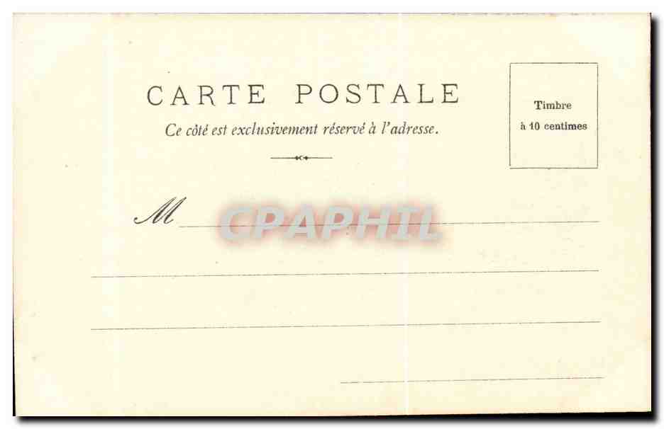 Paris - 1- Palais de Justice - CPA  — Verso