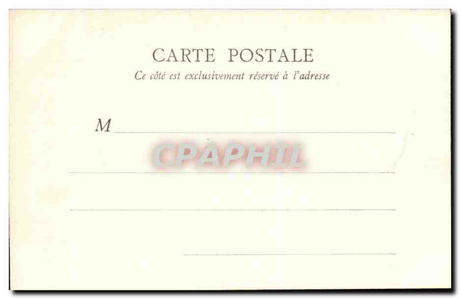 Paris - 1- Palais de Justice La Conciergerie - CPA  — Verso