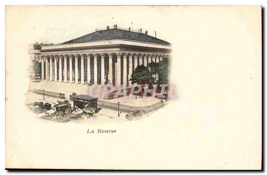 Paris - 2 - La Bourse - CPA 