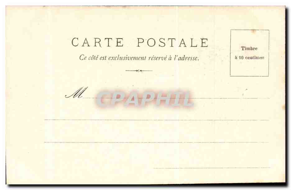 Paris - 2 - La Bourse - CPA  — Rückseite