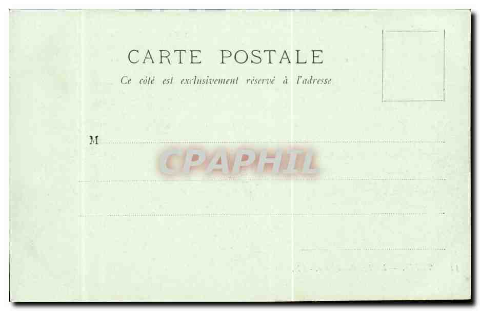 Paris - 1 - La rue Castiglione - cheval - CPA  — Rückseite