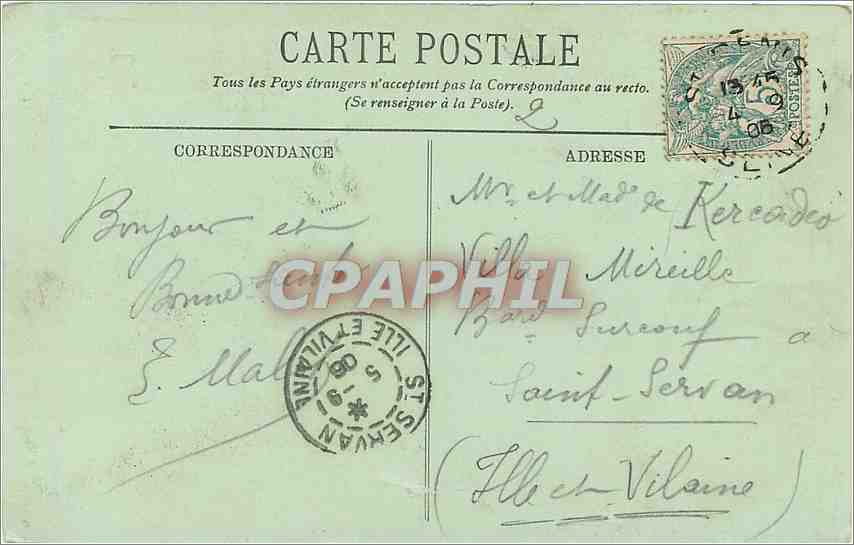 CPA L'Abbaye de Saint Denis Tombeau du Roi Dagobert  — Verso