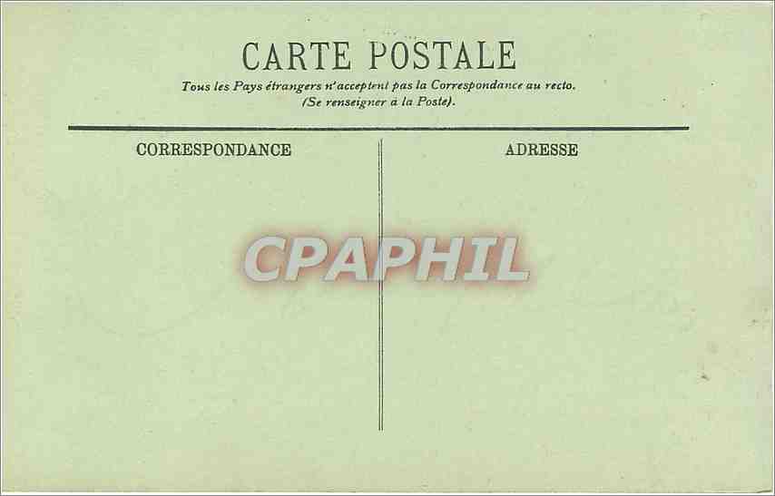 CPA Poitiers Hotel de la Privoli  — Verso