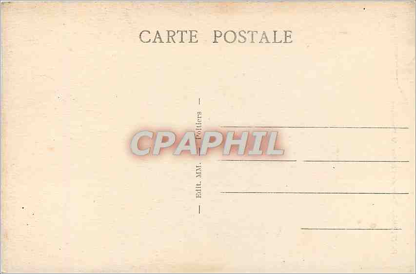 Poitiers - Tour de l'Église St-Porchaire — éditeur CPAPHIL, n° de série non visible — Rückseite