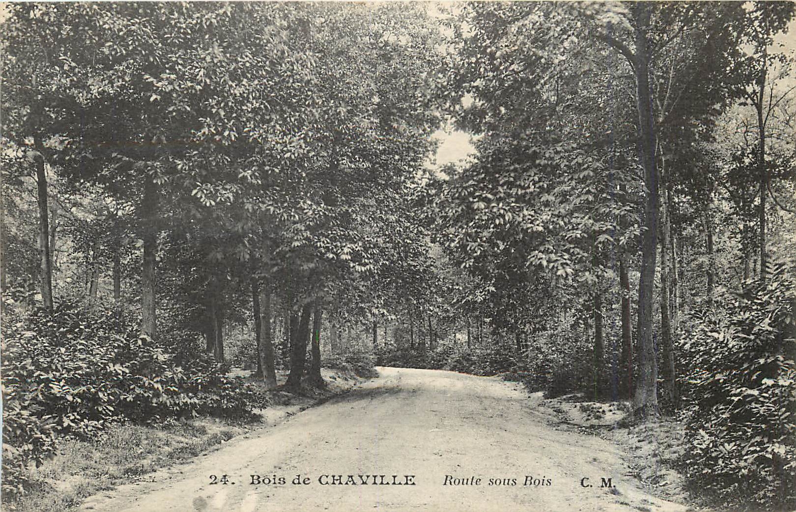 CPA Bois de Chaville Route sous Bois 