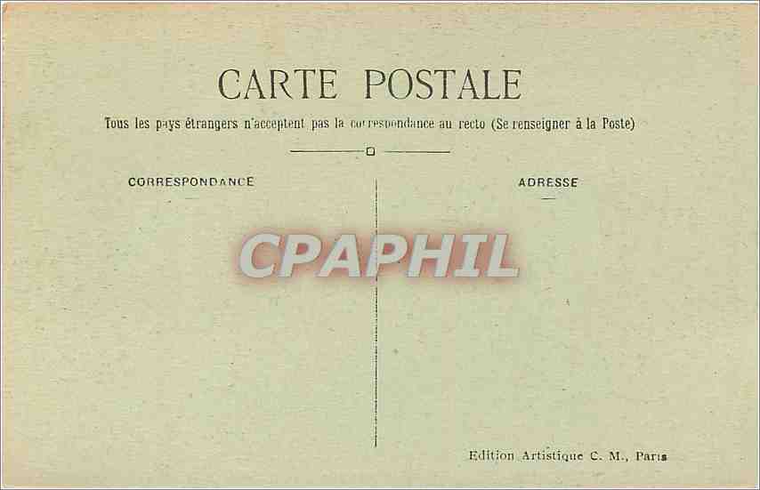 CPA Bois de Chaville Route sous Bois  — Rückseite