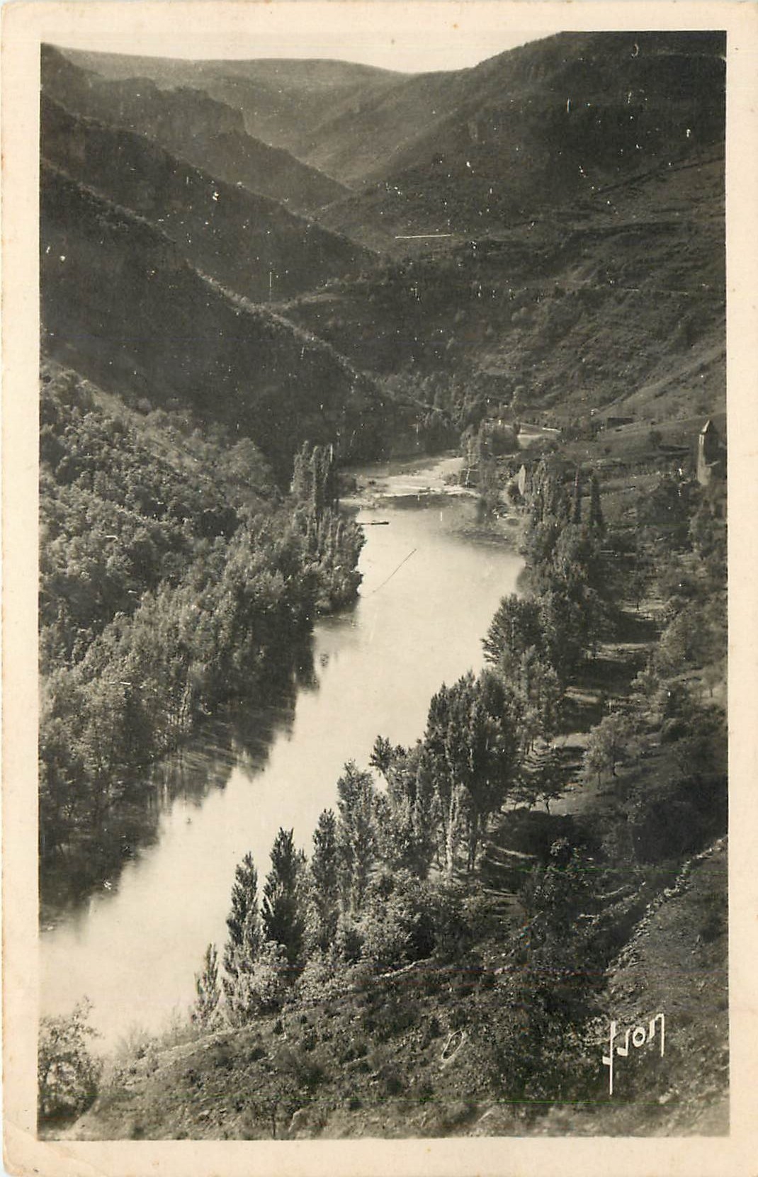 CPA Gorges du Tarn Prades Lozere Les rives du Tarn 