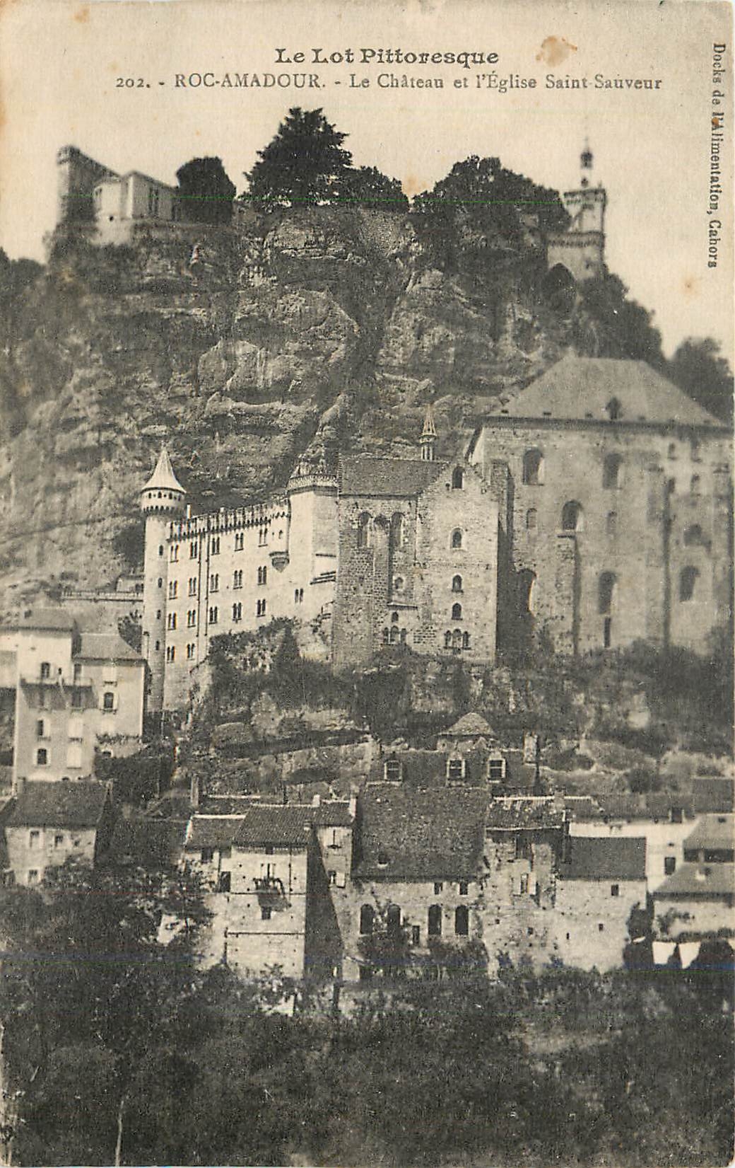 Rocamadour — Le Château et l'Église Saint-Sauveur — Docs de l'illumination, Cahors