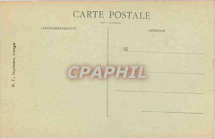 CPA De Marvejols Portez lui  — Rückseite