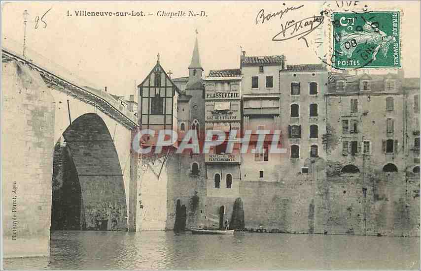 Villeneuve-sur-Lot — Chapelle N.-D. — Éditeur: Patrick, Agon