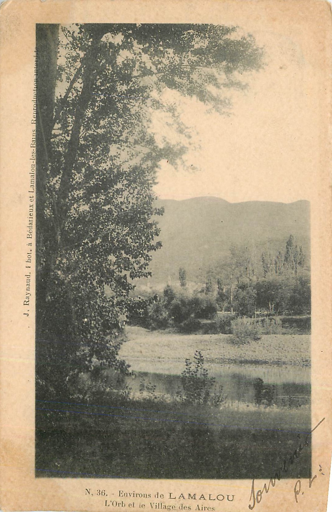 CPA Environs de Lamalou l'Orb et le Village des Aires 