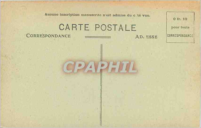 CPA Chateau de Cassan par Roujan Herault La Facade Sud  — Back