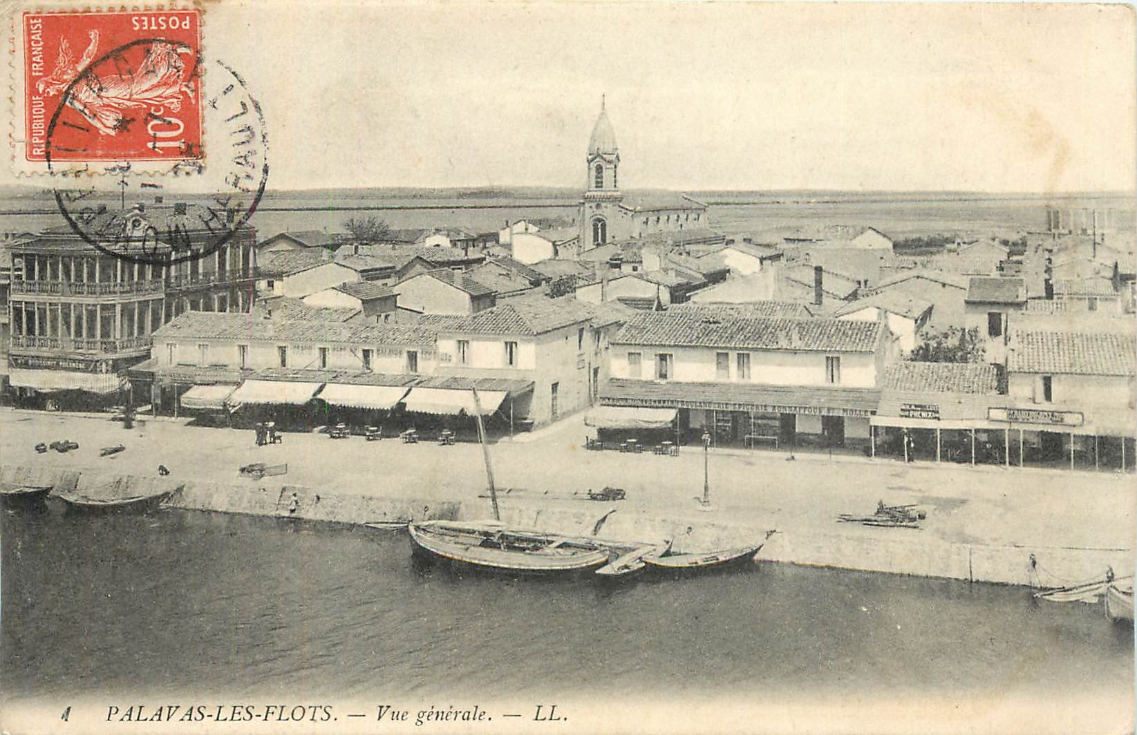 CPA Palavas les Flots Vue generale 