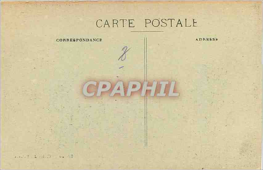 CPA Palavas les Flots Les Jetees et le Calvaire Bateaux — Back
