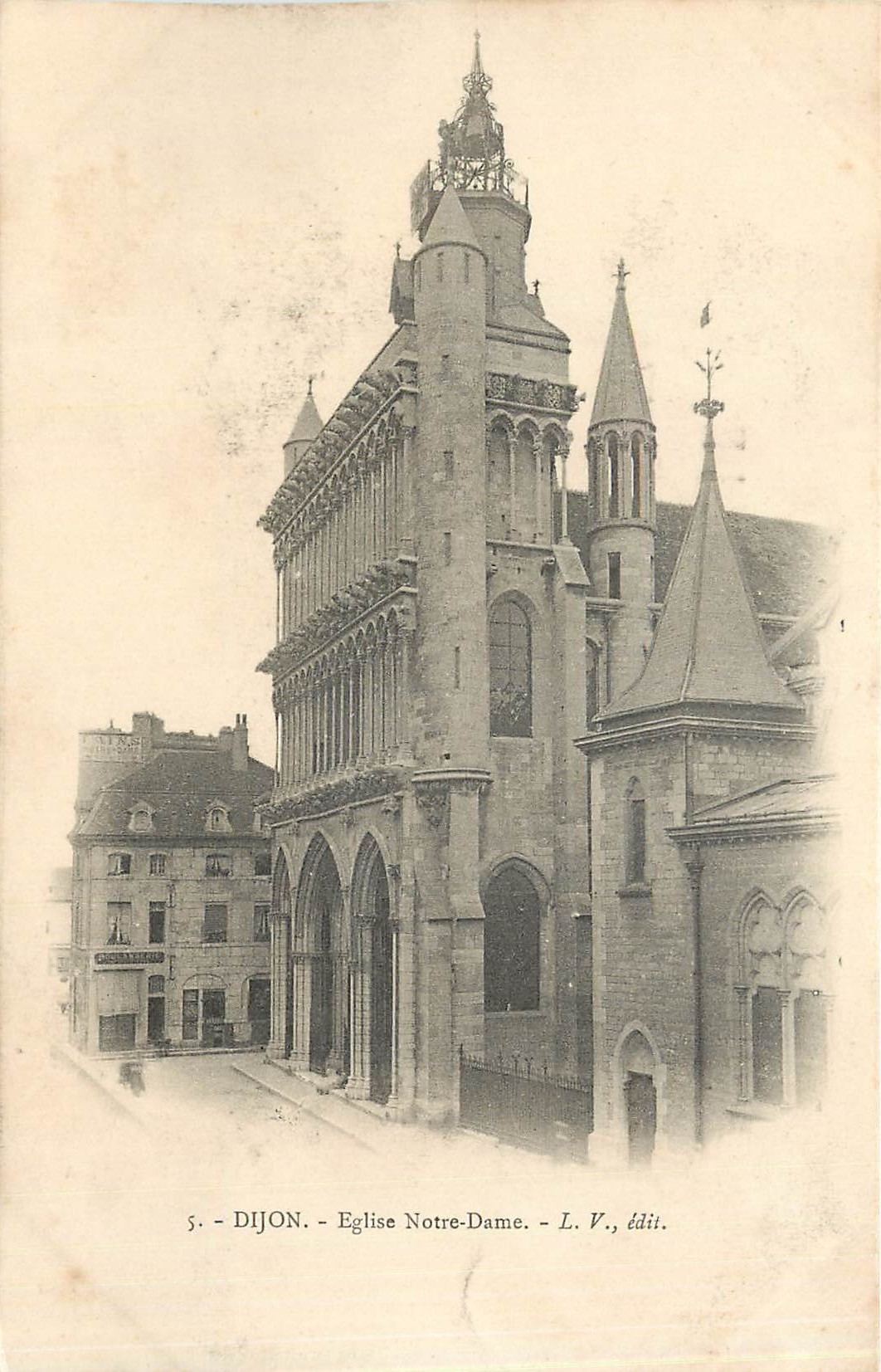 CPA Dijon Eglise Notre Dame 