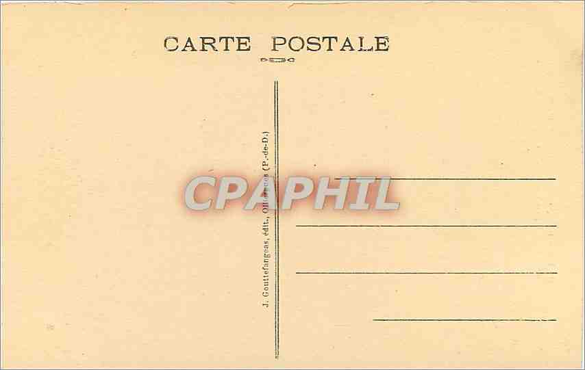 CPA La Bourboule Le Grand pont sur la Dordogne  — Rückseite