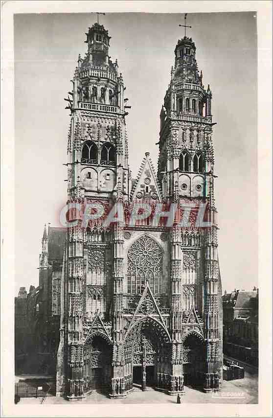 CPA Tours Cathedrale Saint Gatien 