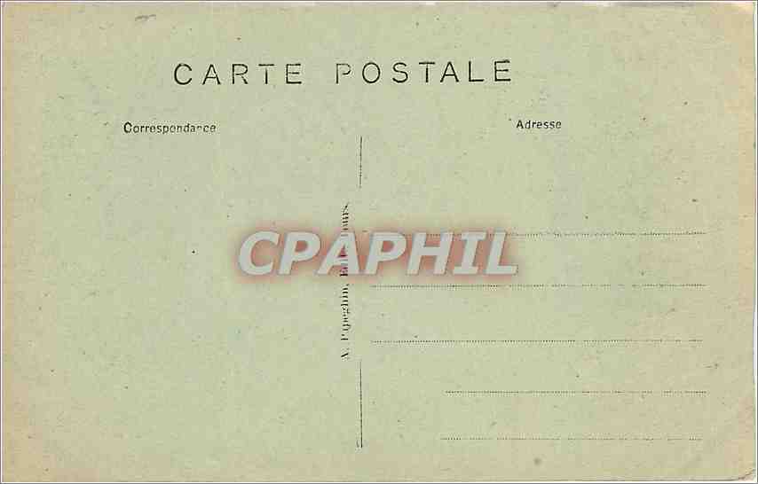 CPA Chateauroux Indre Le Jardin Public  — Rückseite