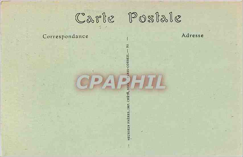 CPA Chateauroux Nohant Vic Indre L'Eglise de Nohant  — Rückseite
