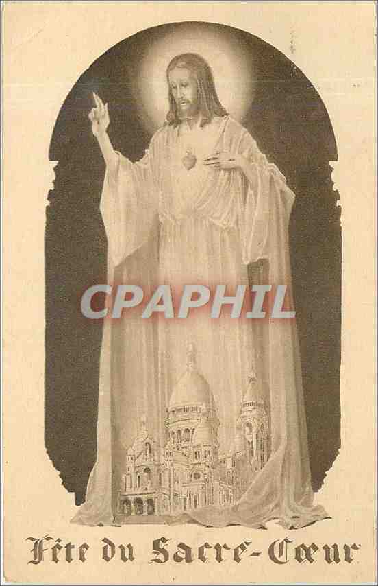 CPA Fete du Sacre Coeur 