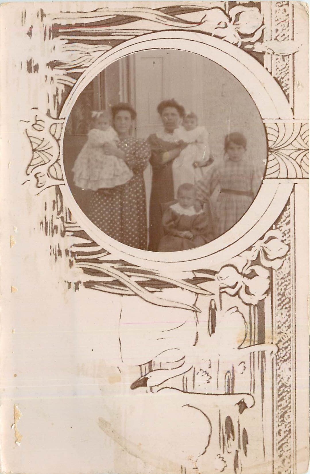 Famille — photographie en souvenir — CPAPHIL