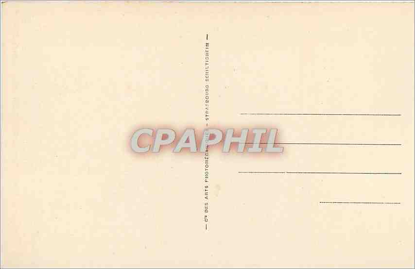 Fontainebleau — La Forêt — La Gorge du Loup — LL.113 — Édition CPAPHIL — Verso