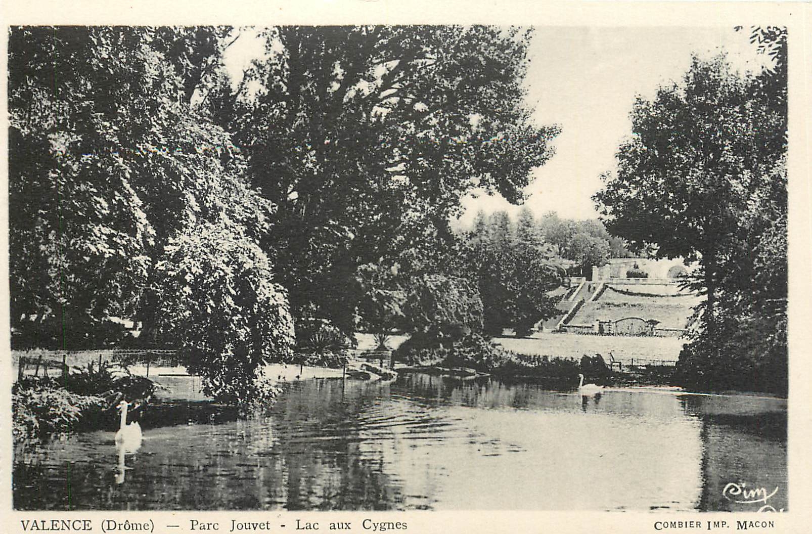 CPA Valence Drome Parc Jouvet Lac aux Cygnes 