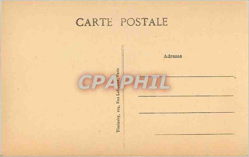 CPA Paris Eglise Saint Roch Saint Fracois de Salat par Pajon  — Verso